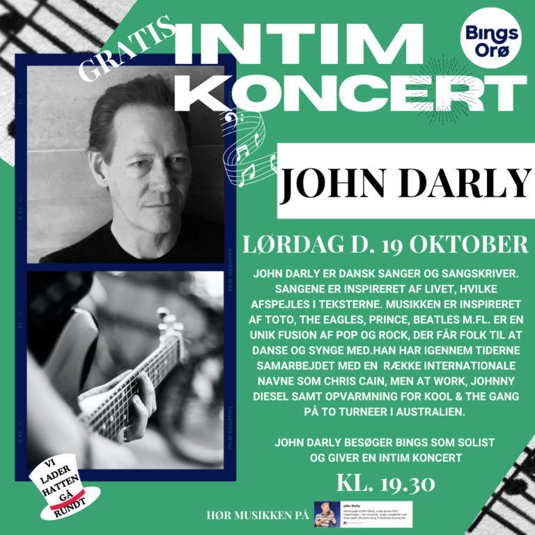 John Darly koncert på Bings