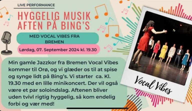 Vocal Vibes koncert på Bings