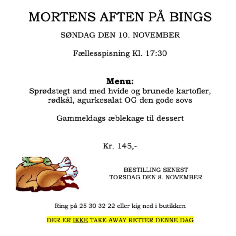 Mortens aften på Bings